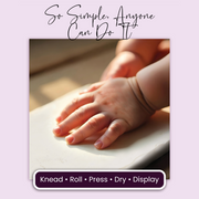 Baby Hand or Foot Print Clay Moulding Kit image 4