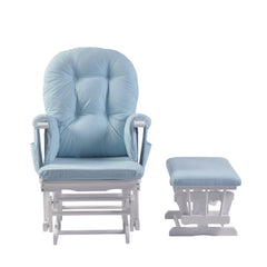 Haywood Reclining Glider Chair with Footstool