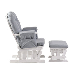 Haywood Reclining Glider Chair with Footstool