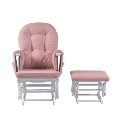 Haywood Reclining Glider Chair with Footstool