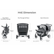 Familidoo 4 Seater Stroller -  Plus Free Rain Cover image 10