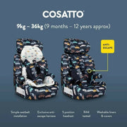 Cosatto Zoomi Group 1/2/3 Car Seat - Beep Beep image 5