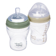 Vital Baby Nurture Breast Like Bottle 240ml 2Pk image 1