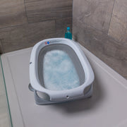 Vital Baby Foldable Baby Bath - Grey & White image 2