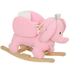 AIYAPLAY Elephant Rocking Toy with Sound – Pink (18–36 Months)
