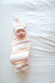 Copper Pearl Knitted Swaddle Blanket Enchanted image 3