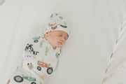Copper Pearl Knitted Swaddle Blanket Jo image 3