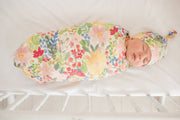 Copper Pearl Knitted Swaddle Blanket Lark image 8