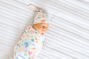 Copper Pearl Knitted Swaddle Blanket – Nautical image 3