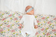 Copper Pearl Knitted Swaddle Blanket Olive image 3