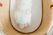 Copper Pearl Knitted Swaddle Blanket Whimsy image 7
