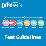 Dr Brown's Natural Flow® Options+™ Narrow Teat Y-Cut 2Pk image 3