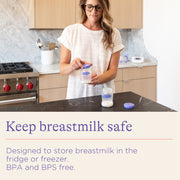 Lansinoh Plastic Milk Storage Bottles 4Pk image 3