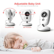 Wireless Video Baby Monitor with LCD Screen, Two-Way Audio, Night Vision & Temperature Monitoring image 3