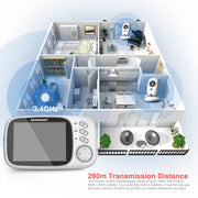 Wireless Video Baby Monitor with LCD Screen, Two-Way Audio, Night Vision & Temperature Monitoring image 5