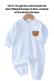 The Cozy Blue Boucle Baby Bear & Blue Rainbow Personalised Gift Box image 4