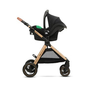 Kinderkraft Esme Pro 3-in-1 Travel System with Mink Pro Car Seat - Pure Black image 6