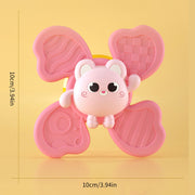Baby Bath Spinning Top Toy Safe Interesting Baby Bath Toys Animal Hand Spinner Toys With Suction Cups Spin Toy image 9
