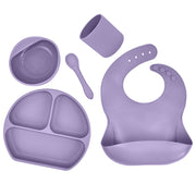 Silicone Baby Feeding Set – Suction Bowl, Plate, Bib, Cup & Spoon image 10