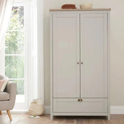 Tutti Bambini Verona Wardrobe - Dove Grey/Oak image 1