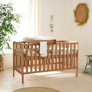 Tutti Bambini Malmo Cot Bed & Rio 3-Piece Furniture Set – Dove Grey & Honey Oak image 4
