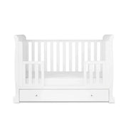 Ickle Bubba Snowdon 4 in 1 Mini 2 Piece Furniture Set White - Fibre Mattress image 11