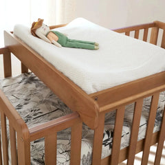 Tutti Bambini Malmo Cot Bed & Rio 3-Piece Furniture Set – Dove Grey & Honey Oak