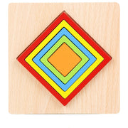 1-3 Years Old Baby Children's Puzzle Wooden 3d Shape Puzzle Toy image 3