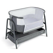 Ickle Bubba Bubba&Me Bedside Crib - Space Grey image 3