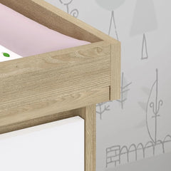 Shefa Kids 880 Baby Changing Unit - Cremona Oak/White