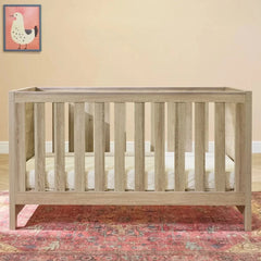 Tutti Bambini Modena 3-Piece Nursery Furniture Set – Oak