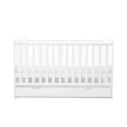 Ickle Bubba Coleby Classic Cot Bed with Under Drawer – White image 6