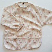 Long Sleeved Baby Bib - Alpacas image 5