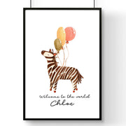 Zebra Nursery Wall Art Print image 5