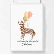 Zebra Nursery Wall Art Print image 6