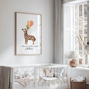 Zebra Nursery Wall Art Print image 3