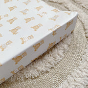 Anti-Roll Wedge Baby Changing Mat - Teddy Bears print image 8