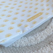 Anti-Roll Wedge Changing Mat - Boho Suns Print image 4
