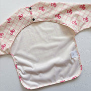 Long Sleeved Baby Bib - Pink Bow image 9