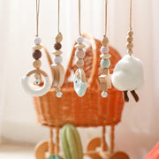 Wooden Baby Play Gym with Activity Toys image 2