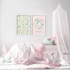 Woodland Nursery Wall Art Prints – Set of 2