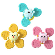 Baby Bath Spinning Top Toy Safe Interesting Baby Bath Toys Animal Hand Spinner Toys With Suction Cups Spin Toy image 4