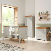 Tutti Bambini Rio Chest Changer - Dove Grey/Honey Oak image 4