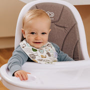Baby Bandana Dribble Bibs Cotton Pack Of 8 - Boys image 3