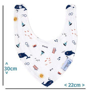 Baby Bandana Dribble Bibs Cotton Pack Of 8 - Boys image 2