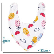Baby Bandana Dribble Bibs Cotton Pack Of 8 - Girls-Clearance image 3