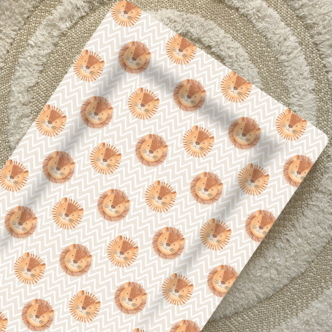 Standard Changing Mat - Leo Lion Print