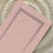 Standard Changing Mat - Dusky Pink Spots Print image 1
