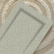 Standard Changing Mat - Sage Green Spots image 1