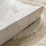Anti-Roll Wedge Baby Changing Mat - Welcome Baby Print image 8